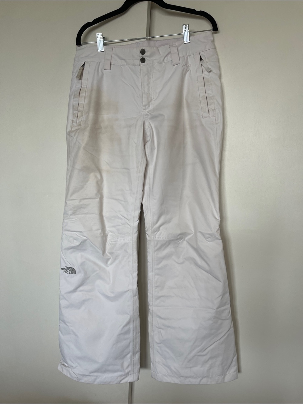 The North Face Women’s White Snow Pants - Insulated Ski Trousers